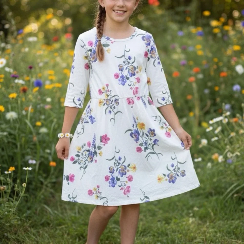 Old Navy | Floral Dress | Big Girl | Extra Large Plus | 100% Cotton